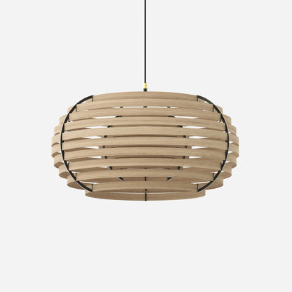 Moon lamp, Oak, pendant light, wood lamp, bellow view,